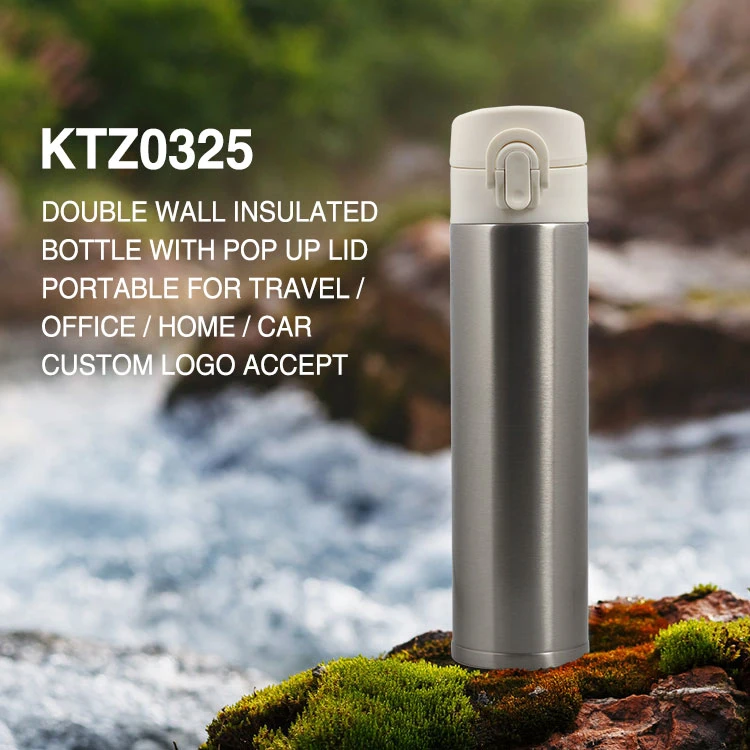 2022 Custom Luxury Insulated Thermal Flip-Top Vacuum Drink Smart Flask