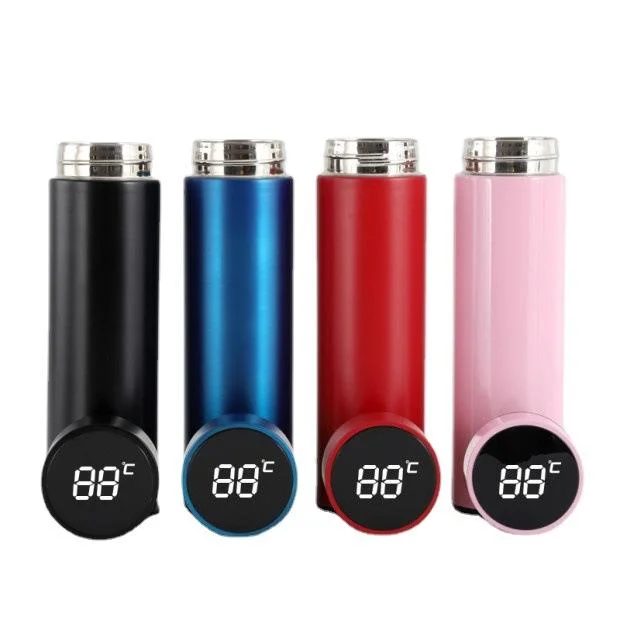 500ml Smart Vacuum Thermal Flask LED Temperature Display Stainless Steel Insulated Water Bottle