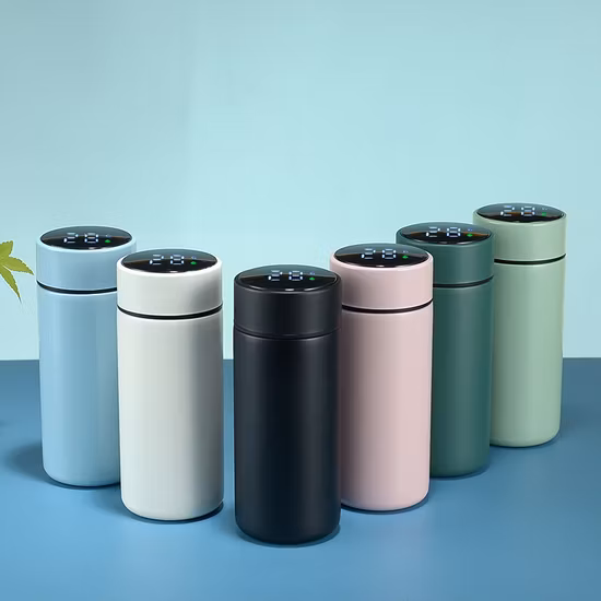 Bounce Deckel Wasserflasche Edelstahl Thermoskanne Isolierbecher mit Schloss