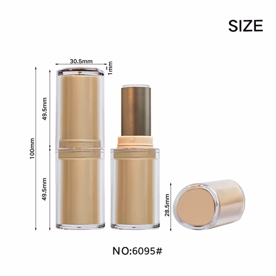 Nachfüllbare U-förmige Kunststoff-Vakuum-Airless-Flaschen für Lotion, ätherisches Öl, Foundation-Flaschen, 15/30/50 ml