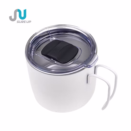12 Unzen 350 ml Becher-Thermoskanne mit individuellem Muster und Logo, doppelwandig, 304 Edelstahl, Kaffee-Thermobecher 12 Unzen für den Alltag