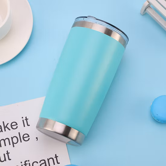 Doppelwandige Edelstahl-Vakuum-Thermoskanne für Kaffee, Tee, Milch, Tasse mit Griff